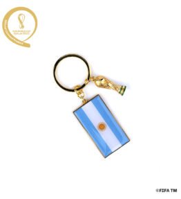 3D Trophy Keychain with Country flag ARGENTINA