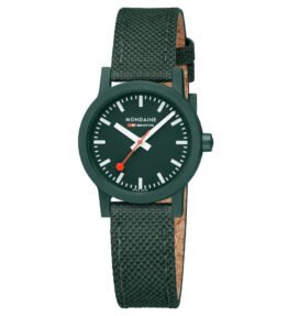 SUSTAINABLE MATERIALS: PETITE MONOCHROME GREEN WATCH